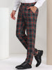 Formal Check Business Trousers Plaid Dress Pants