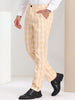 Formal Check Business Trousers Plaid Dress Pants