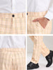 Formal Check Business Trousers Plaid Dress Pants