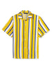 Summer Colorful Striped Short Sleeve Button Shirt