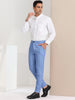 Flat Front Plaid Print Business Checked Dress Pants