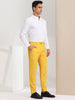 Flat Front Plaid Print Business Checked Dress Pants