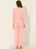 Straight Line Knit Ankle Spring Summer Palazzo Pants
