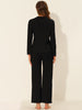 Straight Line Knit Ankle Spring Summer Palazzo Pants