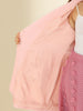 Knit X Line Peaked Lapel Long Sleeve Coat