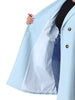 Knit X Line Notched Lapel Long Sleeve Coat
