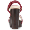 Perphy Platform Slingback High Heel Chunky Heels Sandals