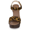 Perphy Platform Slingback High Heel Chunky Heels Sandals