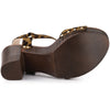 Perphy Platform Slingback High Heel Chunky Heels Sandals