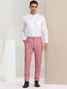 Flat Front Plaid Print Business Checked Dress Pants