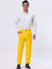 Classic Solid Color Mid Rise Full Length Dress Pants