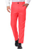 Classic Solid Color Mid Rise Full Length Dress Pants