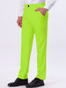 Classic Solid Color Mid Rise Full Length Dress Pants