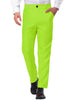 Classic Solid Color Mid Rise Full Length Dress Pants