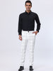 Smart Casual Plaid Flat Front Business Check Pants