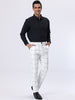 Smart Casual Plaid Flat Front Business Check Pants