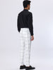 Smart Casual Plaid Flat Front Business Check Pants