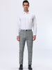 Smart Casual Plaid Flat Front Business Check Pants
