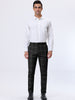 Smart Casual Plaid Flat Front Business Check Pants