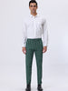 Smart Casual Striped Flat Front Zip Business Pants