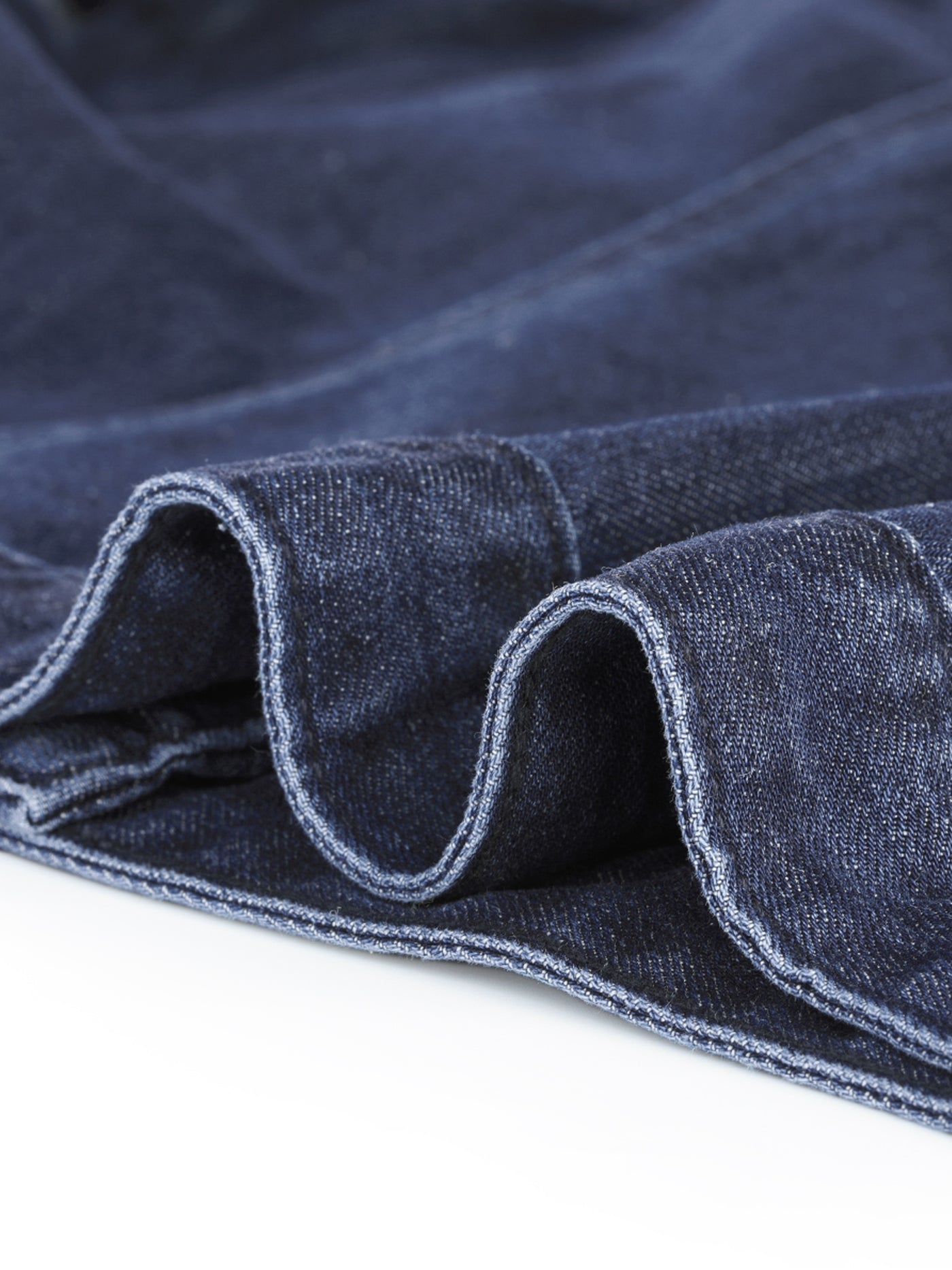 Bublédon Cotton H Line Roll Up Sleeve Denim Jacket