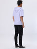 Lightweight Solid Color Zip Up Short Sleeve Hoodies