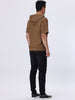 Lightweight Solid Color Zip Up Short Sleeve Hoodies