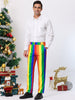 Casual Skinny Color Block Pencil Dress Striped Pants