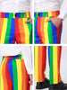 Casual Skinny Color Block Pencil Dress Striped Pants