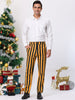 Casual Skinny Color Block Pencil Dress Striped Pants