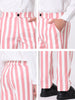 Casual Skinny Color Block Pencil Dress Striped Pants