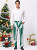 Casual Skinny Color Block Pencil Dress Striped Pants