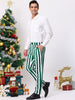 Casual Skinny Color Block Pencil Dress Striped Pants
