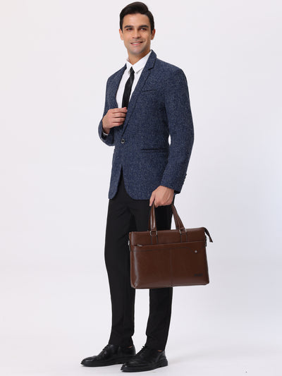 Men's Business Blazer Slim Fit Formal Wedding Tuxedo Suit Jacket Sports Coat