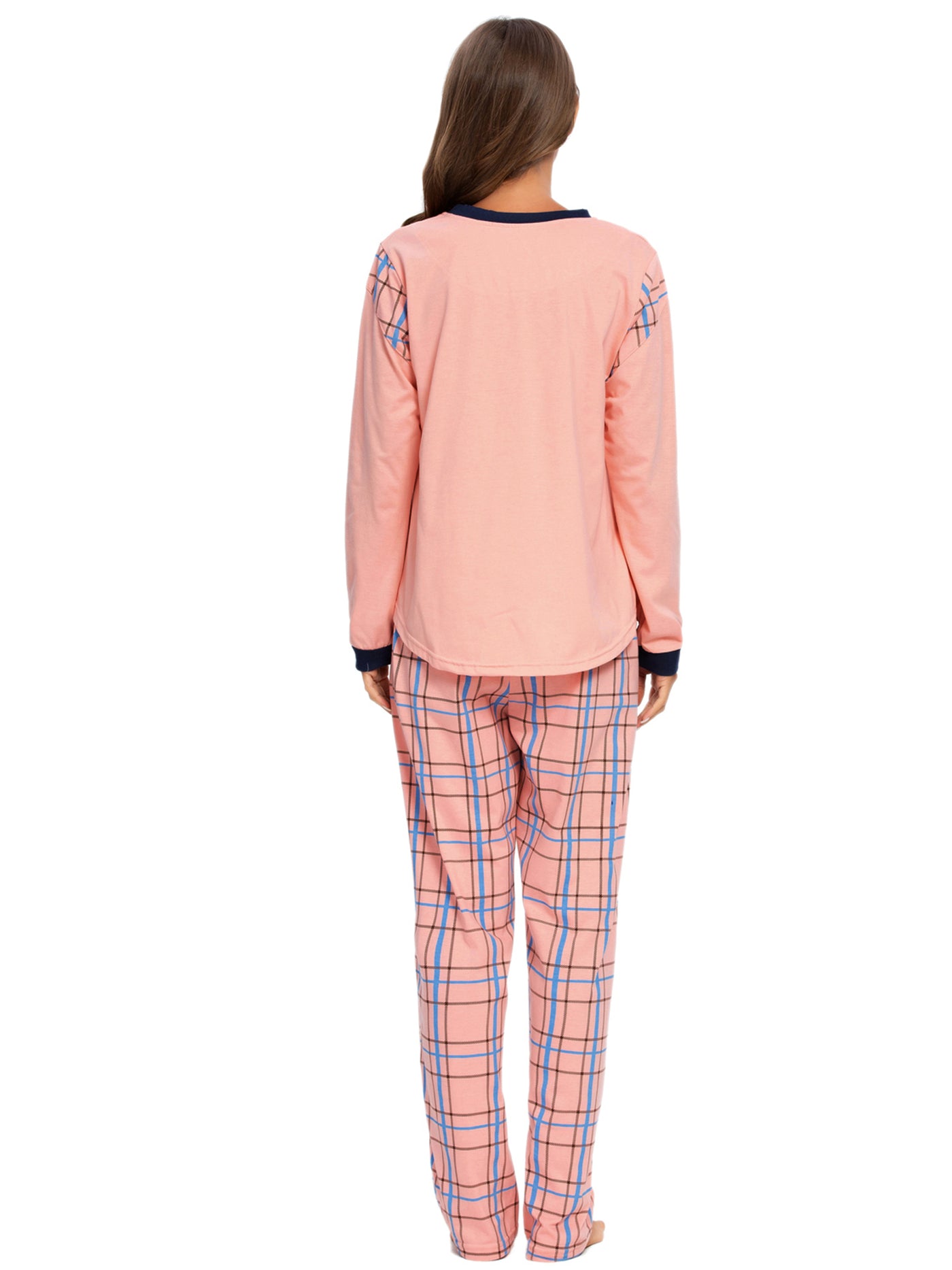 Bublédon Sleepwear Pjs Lounge Round Neck Pants Nightwear Pajama Set