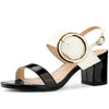 Perphy Slingback Chunky High Heel Sandals for Women