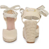Perphy Espadrille Platform Wedge Heel Lace Up Sandals for Women