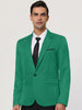 Basic Notch Lapel Solid Color One Button Suit Blazer