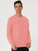 Long Sleeve Solid Crew Neck Pullover Sweatshirt