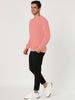 Long Sleeve Solid Crew Neck Pullover Sweatshirt