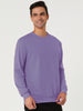 Long Sleeve Solid Crew Neck Pullover Sweatshirt