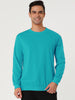 Long Sleeve Solid Crew Neck Pullover Sweatshirt