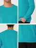 Long Sleeve Solid Crew Neck Pullover Sweatshirt