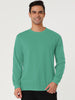 Long Sleeve Solid Crew Neck Pullover Sweatshirt