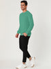 Long Sleeve Solid Crew Neck Pullover Sweatshirt