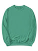 Long Sleeve Solid Crew Neck Pullover Sweatshirt