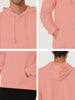 Long Sleeve Soild Color Drawstring Pullover Hoodies