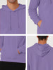 Long Sleeve Soild Color Drawstring Pullover Hoodies