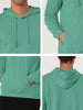 Long Sleeve Soild Color Drawstring Pullover Hoodies