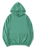Long Sleeve Soild Color Drawstring Pullover Hoodies
